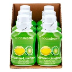 Sodastream Sirup Zitrone-Limette 0,5 Liter, 6er Pack